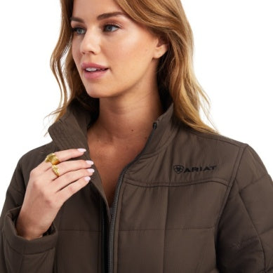 ARIAT WMNS REAL CRIUS JACKET BANYAN BARK