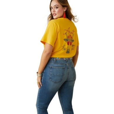 Ariat Wmns Real Cool Cow SS T-Shirt