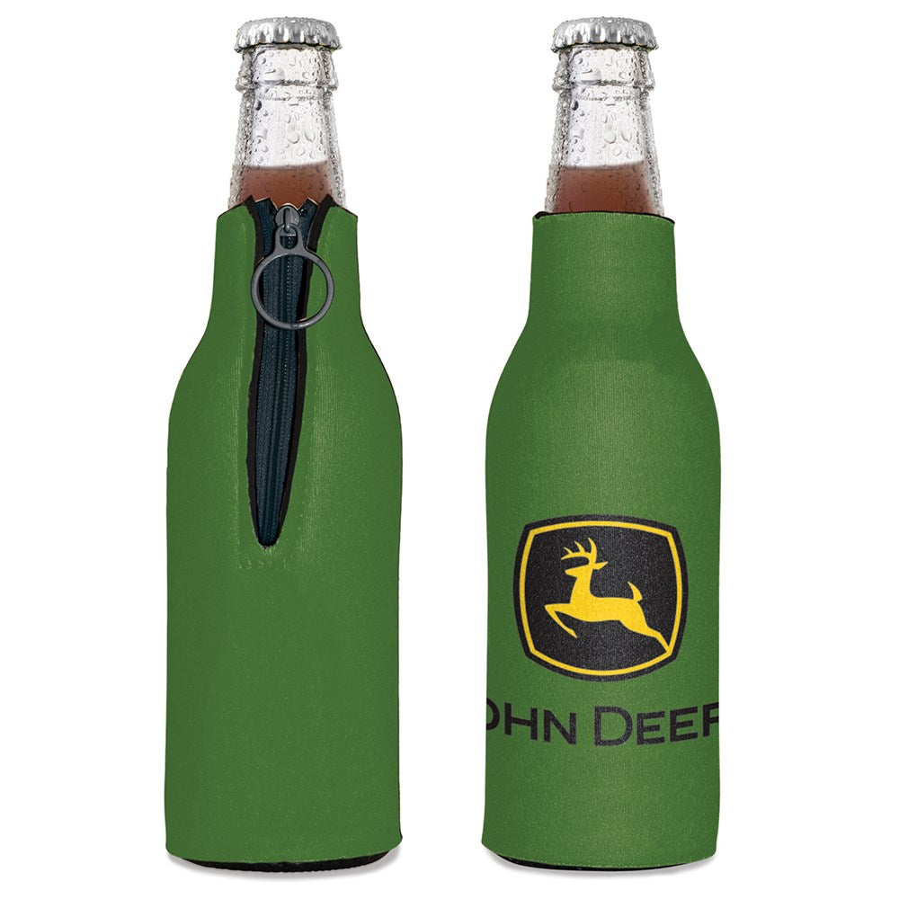 John Deere Bottle Cooler- Green With Trademark Logo (375ML)