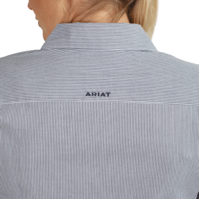 Ariat Ladies Kirby Long Sleeve Shirt Navy Stripe