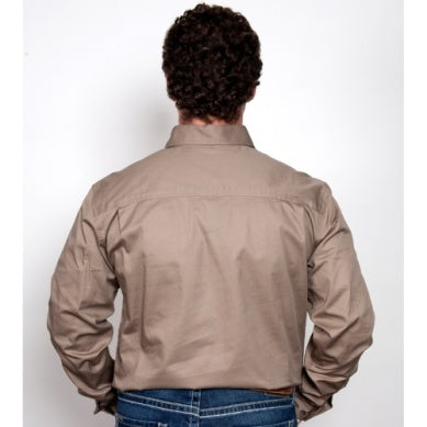 JUST COUNTRY WORK SHIRT CAMERON 1/2 BUTTON