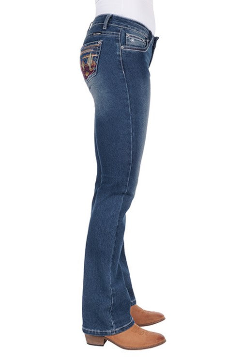 PURE WESTERN MADELEINE BOOT CUT JEAN 34'