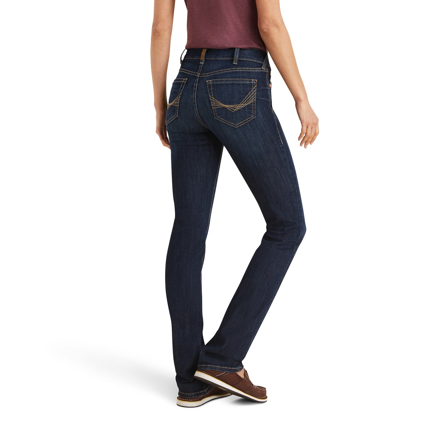 ARIAT WMNS REAL PERFECT RISE STRAIGHT LEG GRETA MIDNIGHT