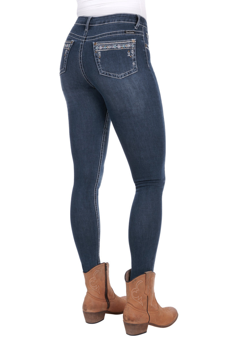 PURE WESTERN WMNS FRIDA HI WAIST SKINNY JEAN