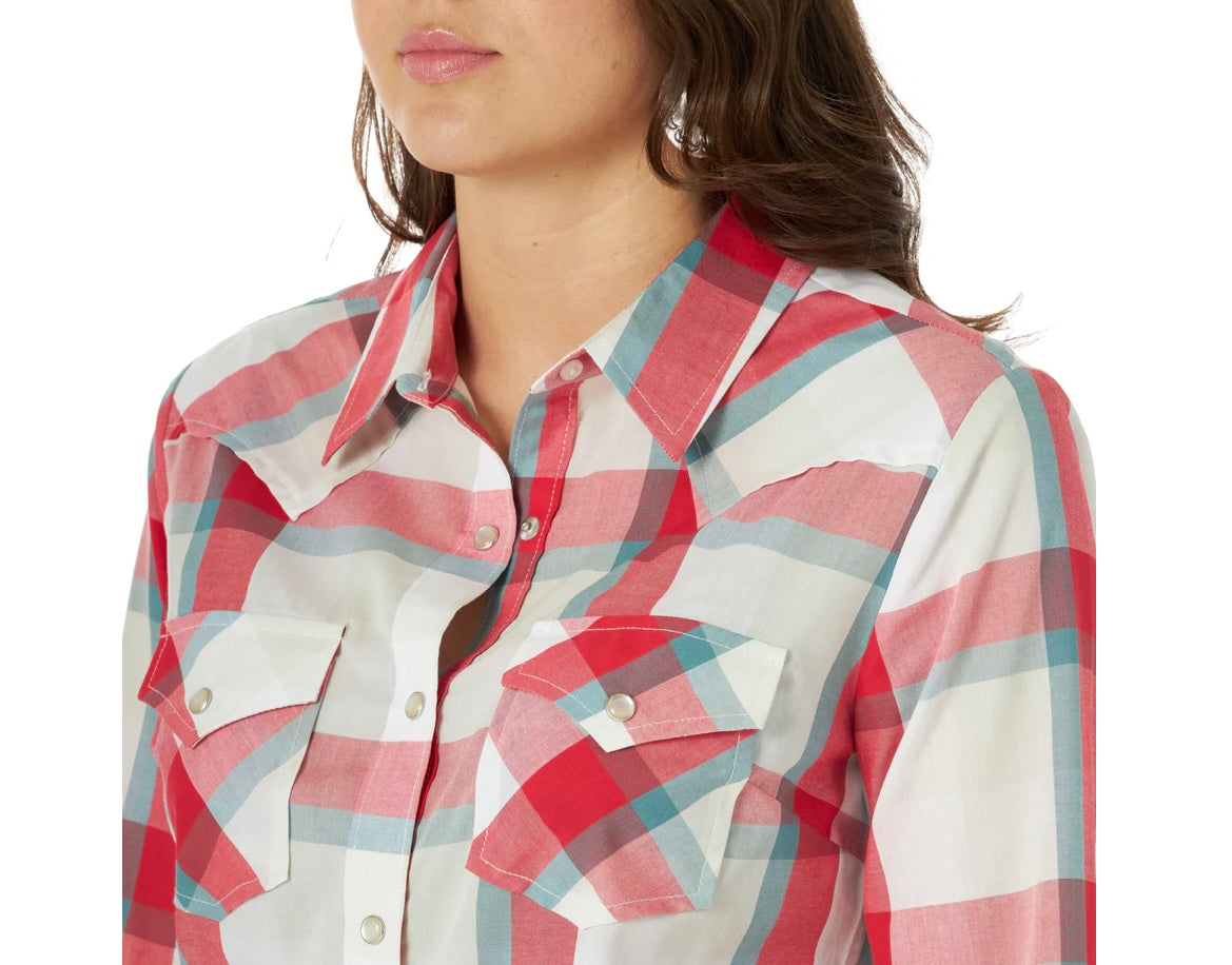 WRANGLER WMNS ESSENTIAL L/S SHIRT