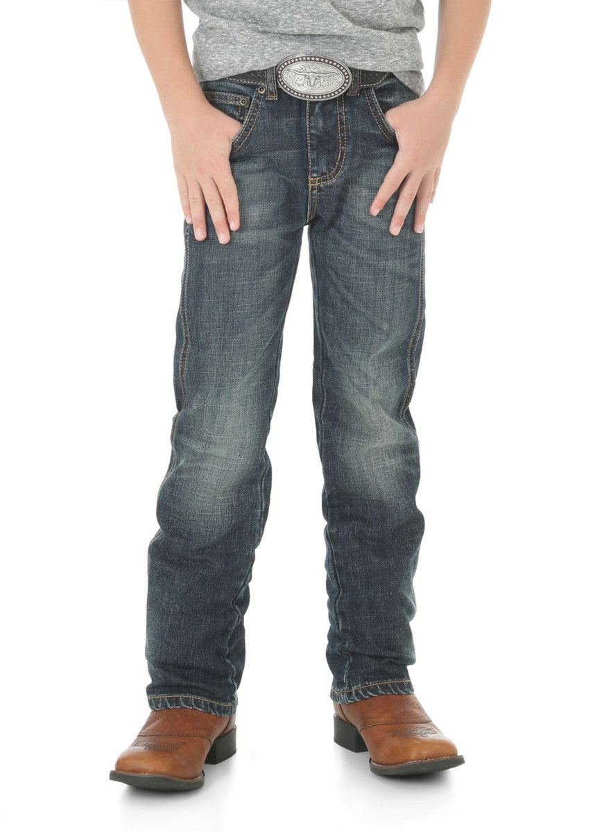 WRANGLER BOYS RETRO SLIM STRAIGHT JEAN BOZEMAN 1T-7