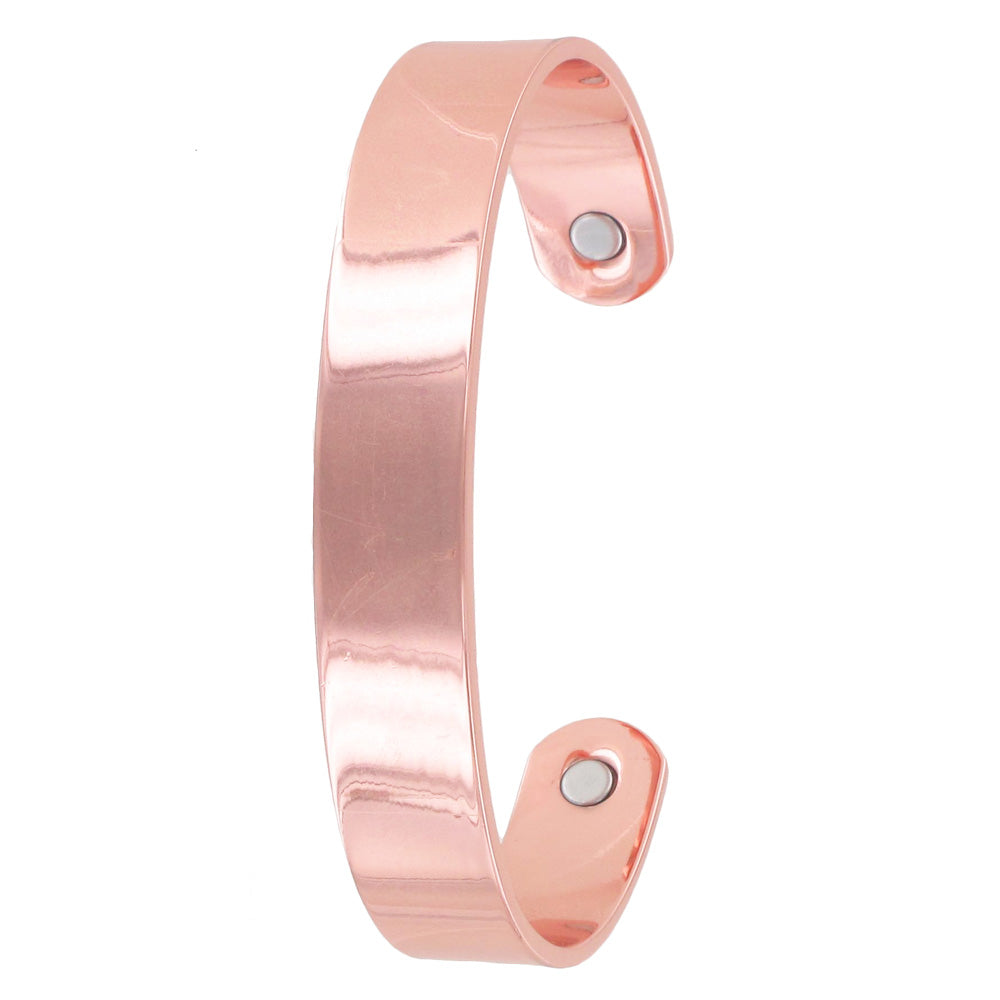 Tulmur Thick Plain Copper Bangle