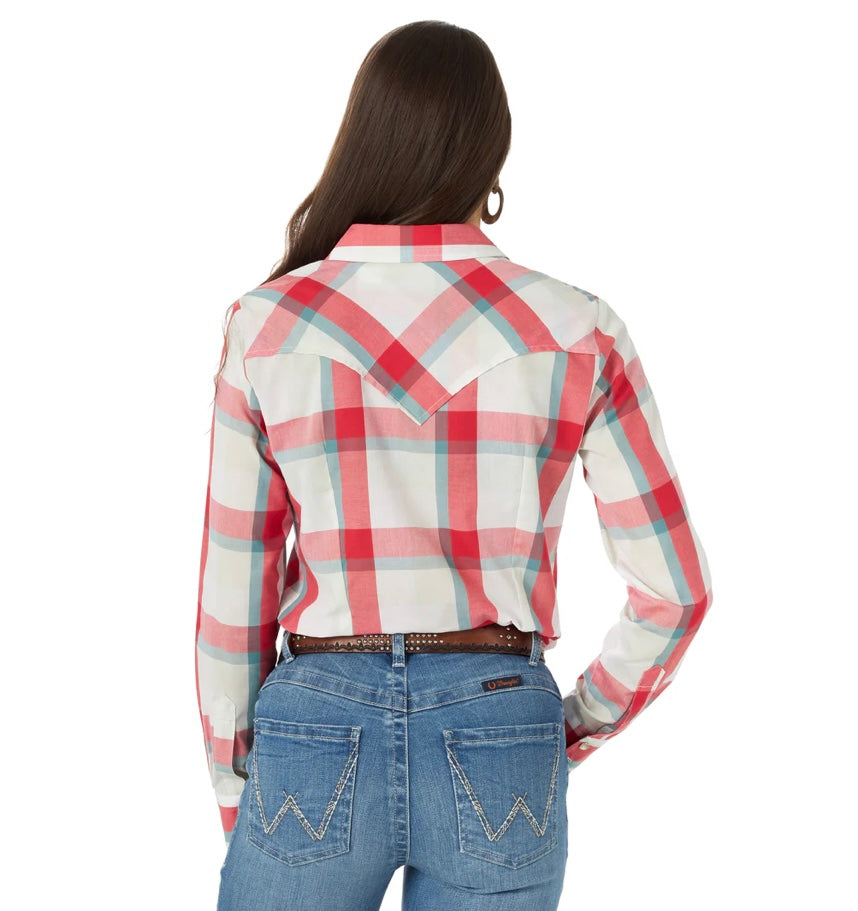 WRANGLER WMNS ESSENTIAL L/S SHIRT