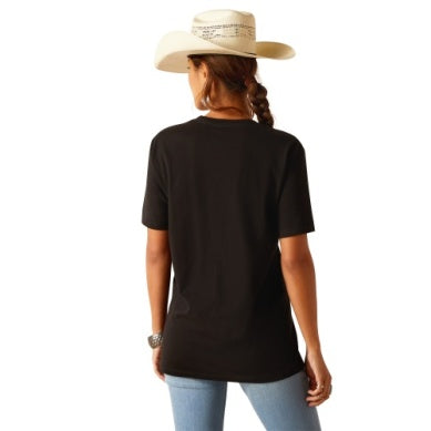 Ariat Womens Tall Boot Sketch T-shirt black