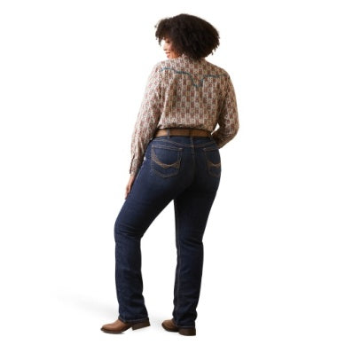 ARIAT WMNS REAL PERFECT RISE STRAIGHT LEG GRETA MIDNIGHT