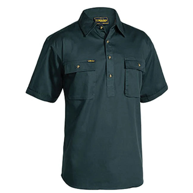 BISLEY HALF BUTTON S/S