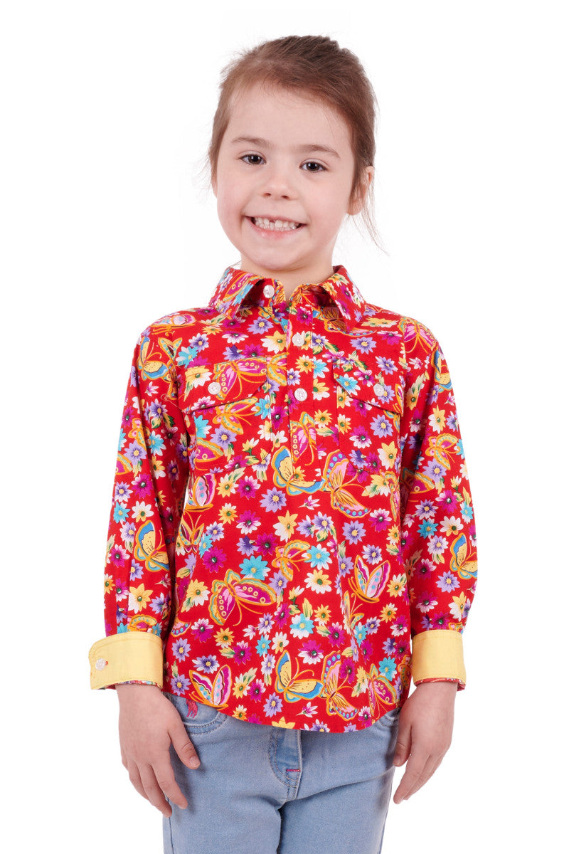 HARD SLOG KIDS MIRABEL LS SHIRT