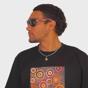 SafeStyle Fusions Black Frame Polarised Lens Indigenous Art