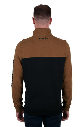 Mens Wrangler Bartlett 1/4" Zip Pullover