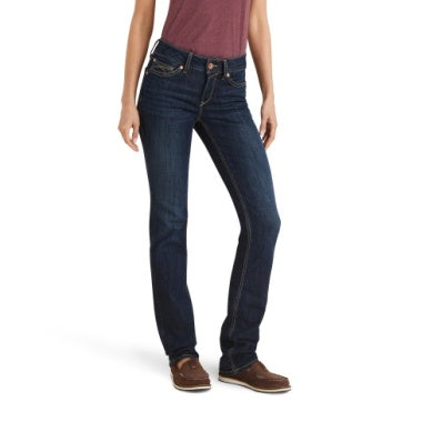 ARIAT WMNS REAL PERFECT RISE STRAIGHT LEG GRETA MIDNIGHT