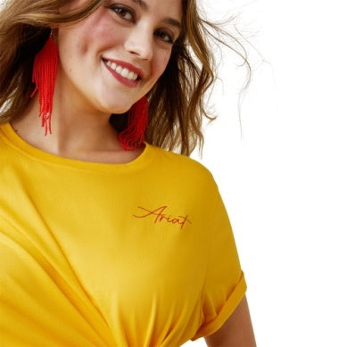 Ariat Wmns Real Cool Cow SS T-Shirt