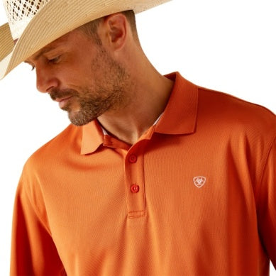 Ariat Mens Tek Short Sleeve Polo - Foxes