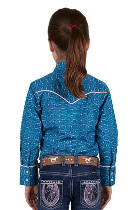 Pure Western Girls Tomeka Long Sleeve Shirt