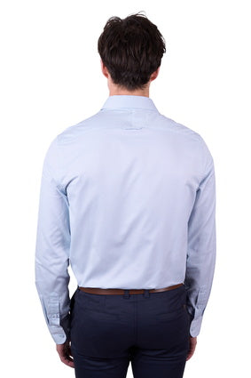 Thomas Cook Mens Callum Tailored Long Sleeve Shirt - Light Blue