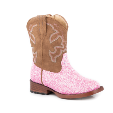 Roper Toddler Glitter Sparkle Pink Glitter / Brown 09-017-0191-3377