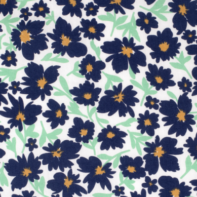 Just Country Womens Georgie Half Button Print Workshirt White Cosmos