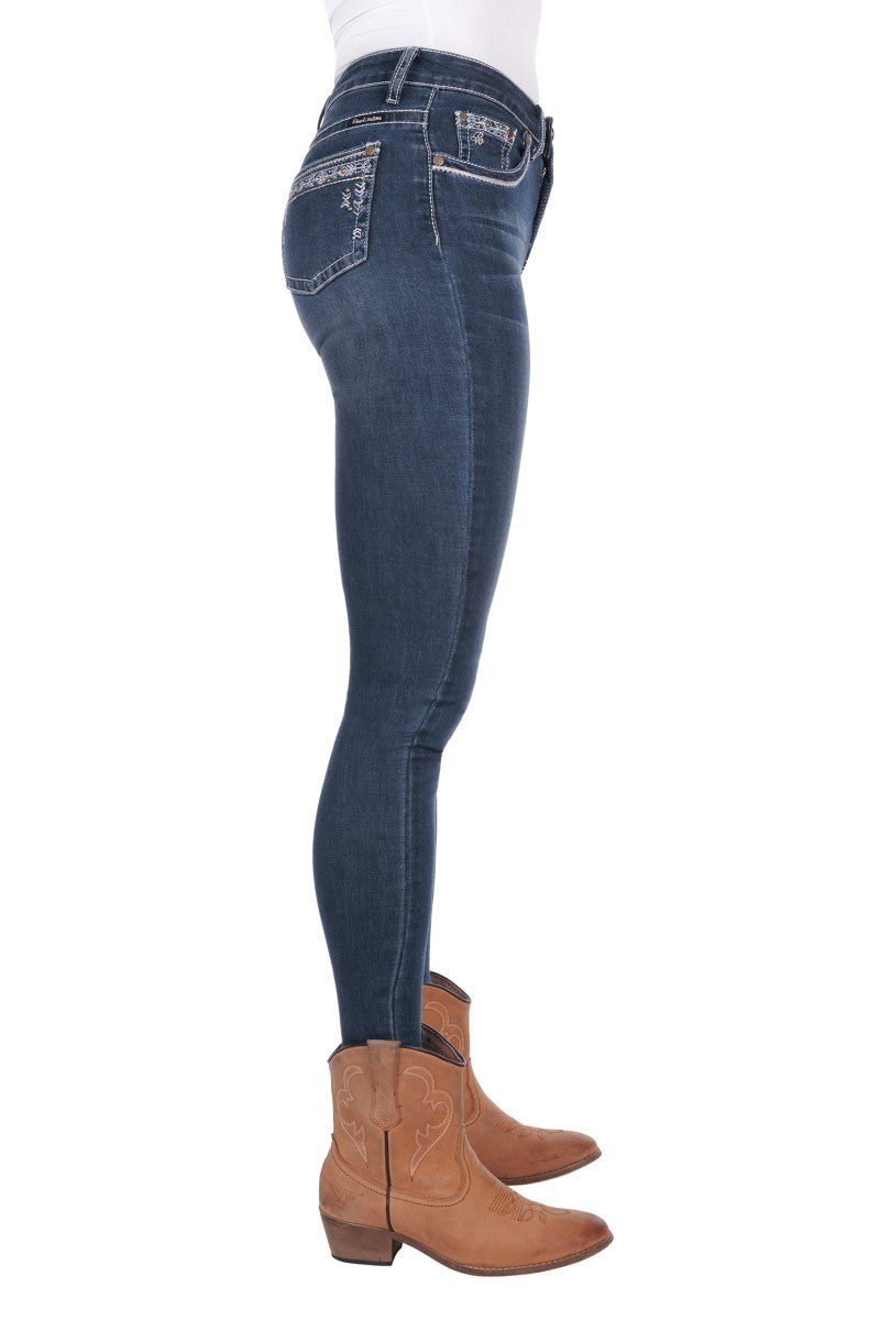PURE WESTERN WMNS FRIDA HI WAIST SKINNY JEAN