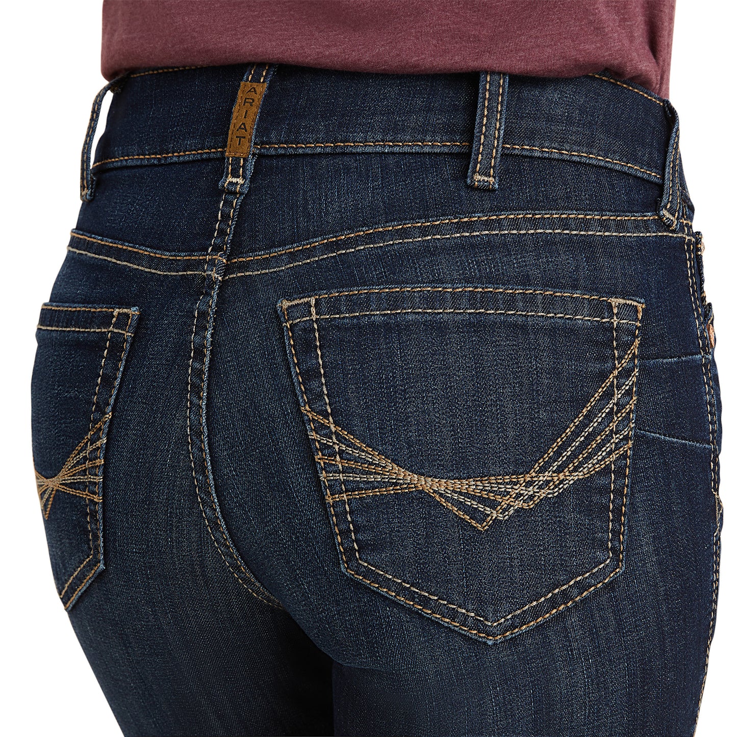 ARIAT WMNS REAL PERFECT RISE STRAIGHT LEG GRETA MIDNIGHT