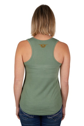 BULLZYE LADIES HEART SINGLET
