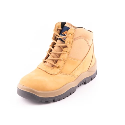 MONGREL WHEAT ZIP SIDE SAFETY BOOT STEEL TOE 261050