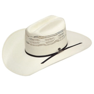 Ariat Bangora Hat 4-1/4" Double S Ivory Black Band A73102