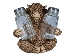 Malmar 13cm Highland Cow Salt & Pepper Shaker