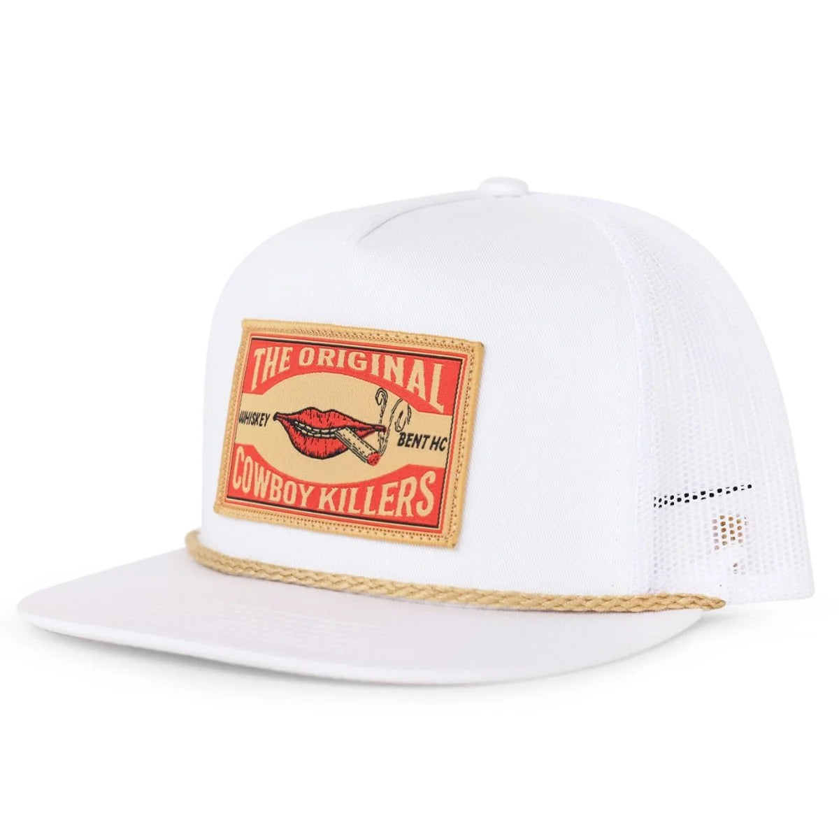 Whiskey Bent Hat Co. Matchbox White