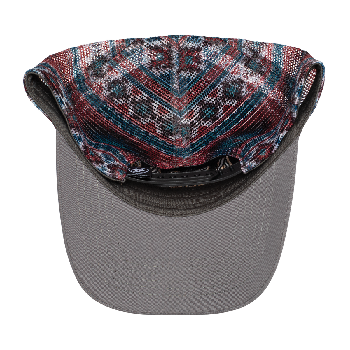 Ariat Long Horn Trucker Cap - Grey