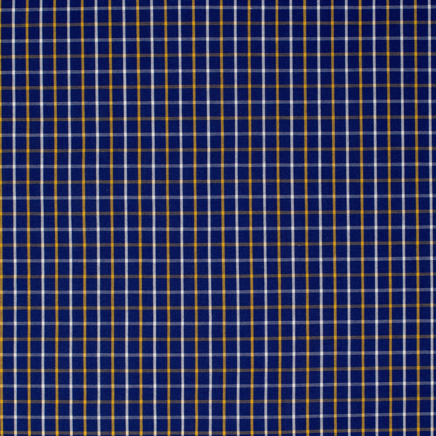 Just Country Men's Austin Full Button Workshirt -Cobalt/White/Yellow Check - MWLS2533