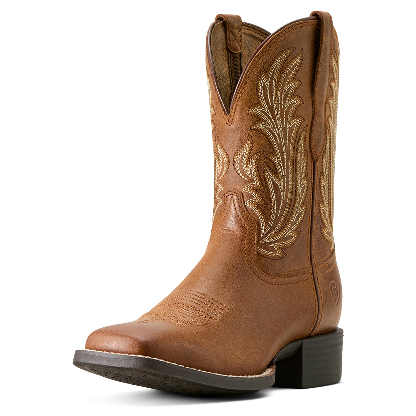 Ariat Ladies Round Up Filly Western Boot - Sorrel Crunch