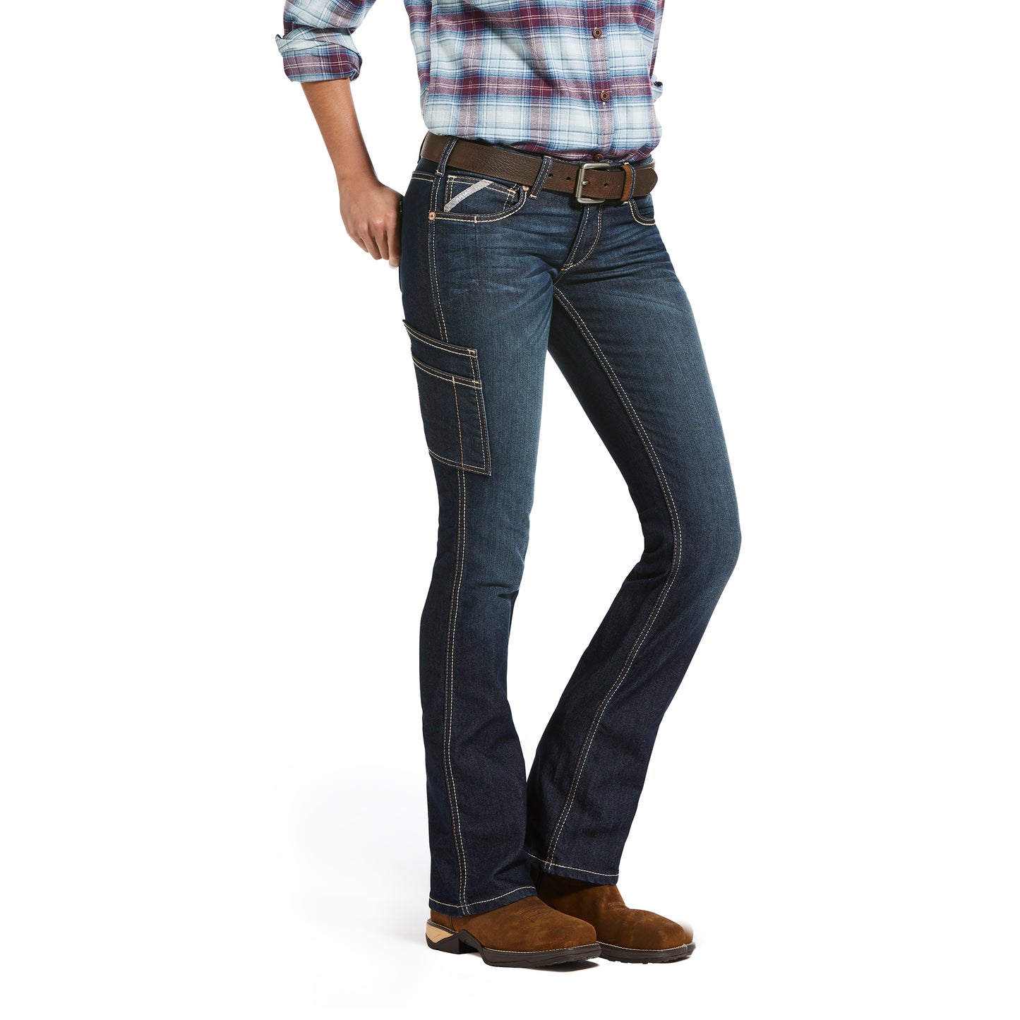 Ariat Women's Rebar Durastretch Riviter Boot Cut Jean