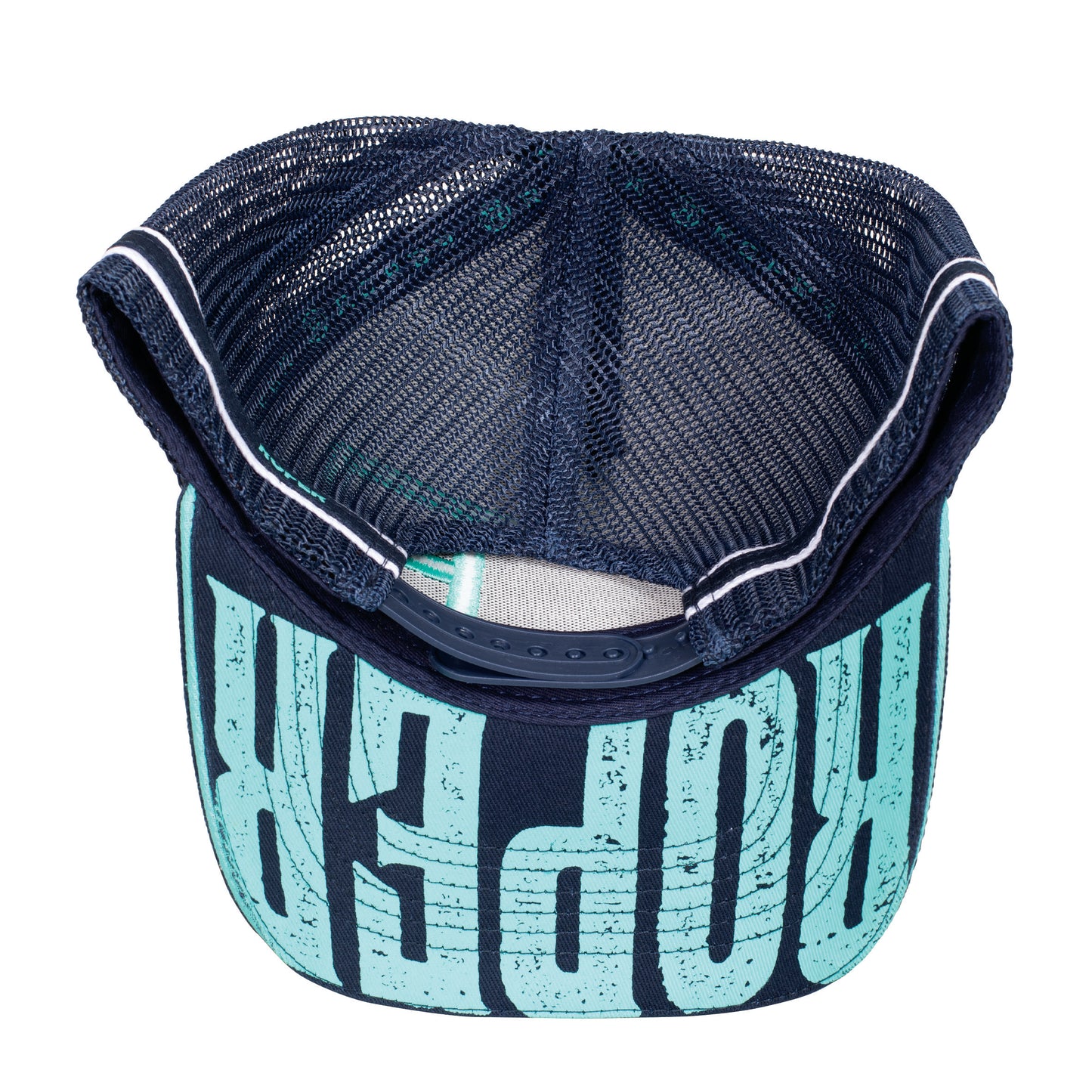 Roper Trucker Cap - Branded navy/Turquoise