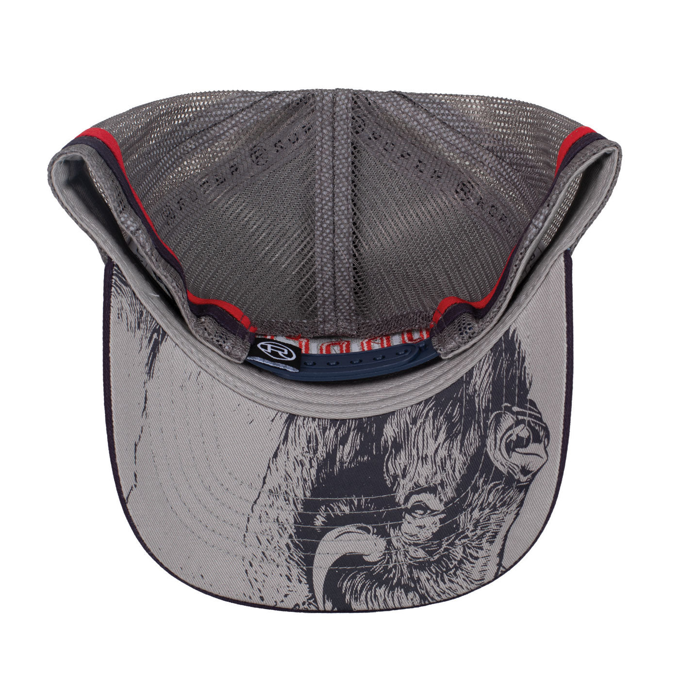 Roper Trucker Cap - Aztec Bison Grey