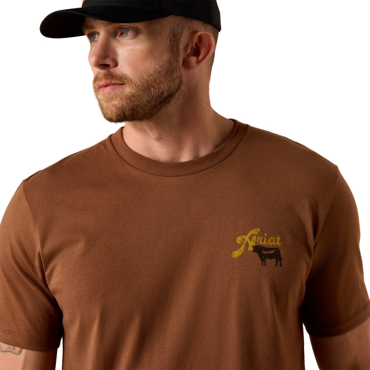 Ariat Men's BBQ Smoke T-shirt - Soft Silt