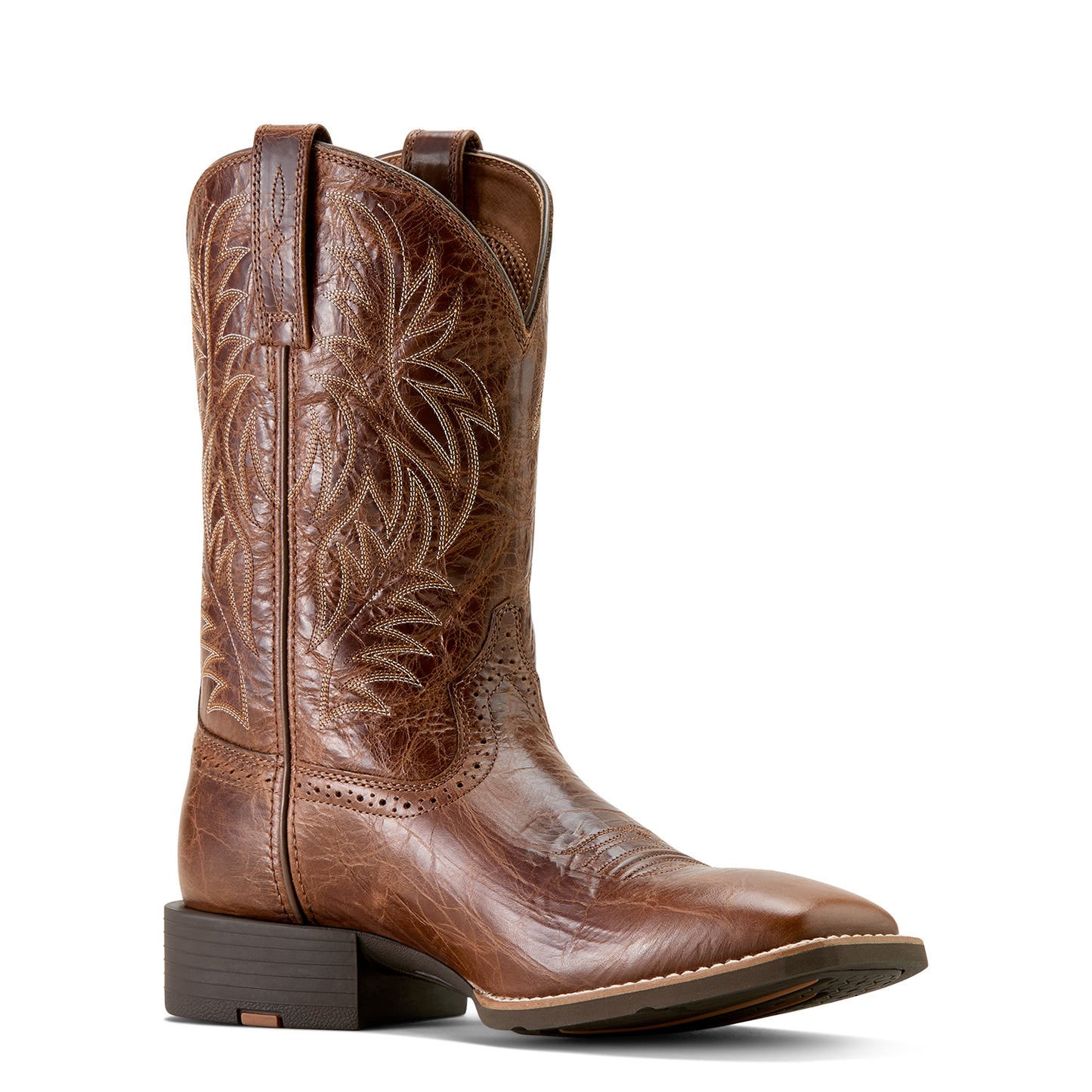 Ariat Men's Sport Western Wide Square Toe Dark Tan