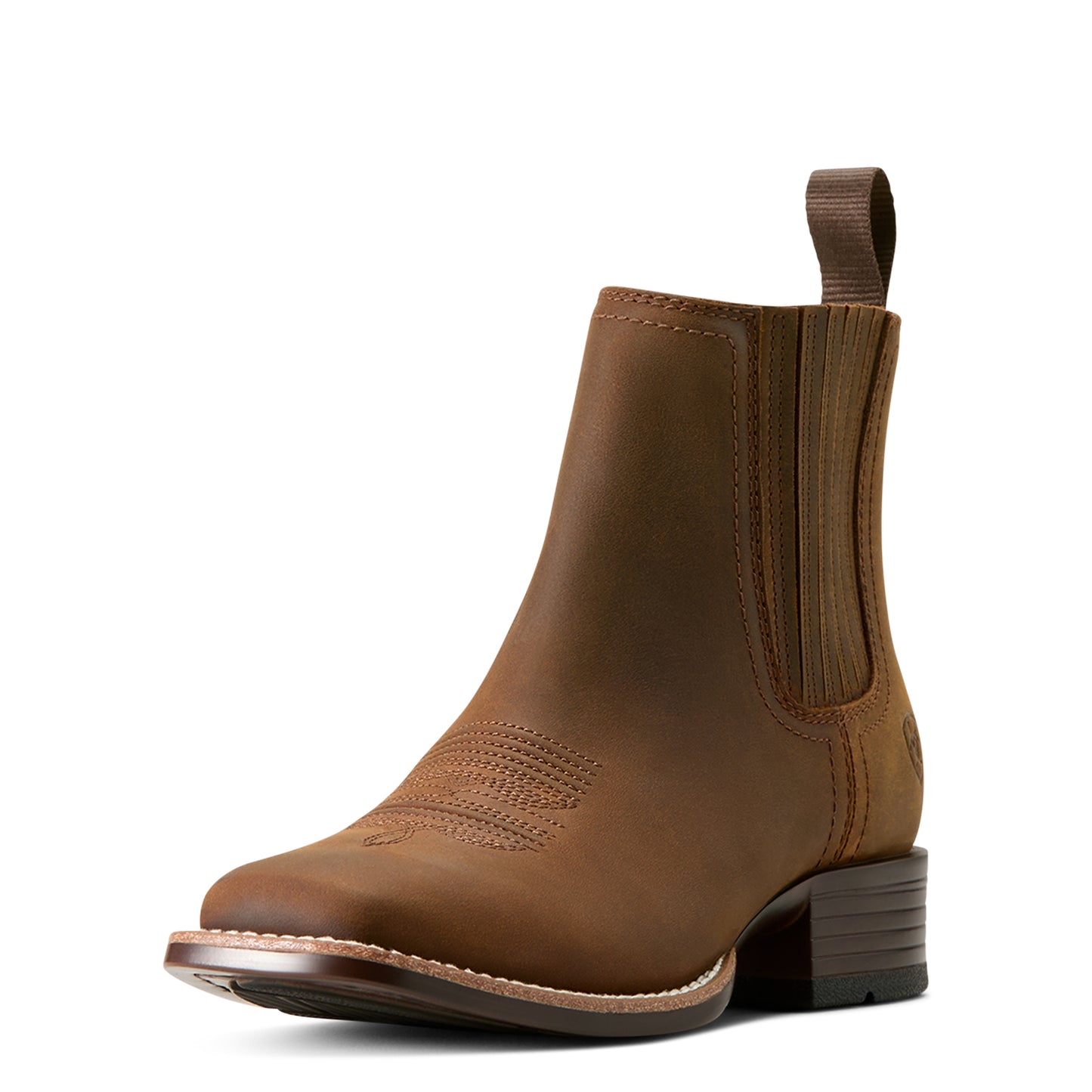 Ariat Womens Booker Chelsea Western Boot - Distressed Brown