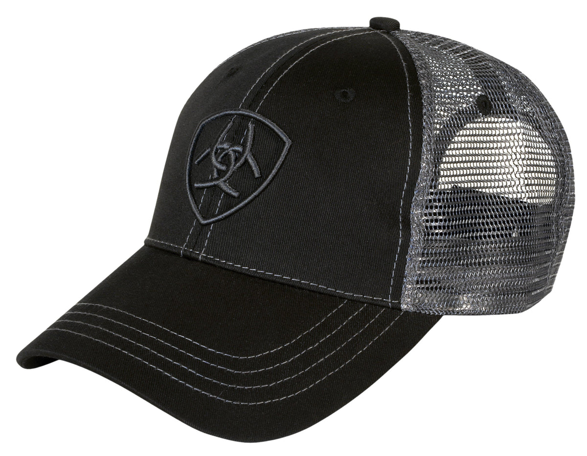 Ariat Trucker Cap -Black/Charcoal