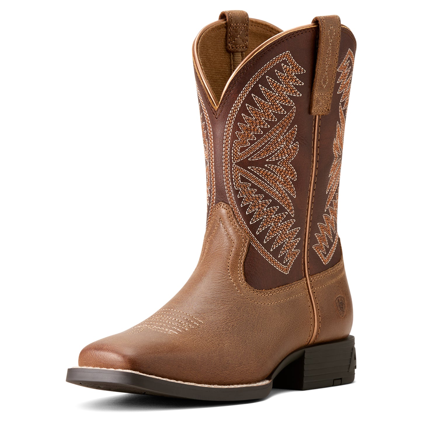 Ariat Youth Kid's Ruidoso Pearl/Chocolate Brown