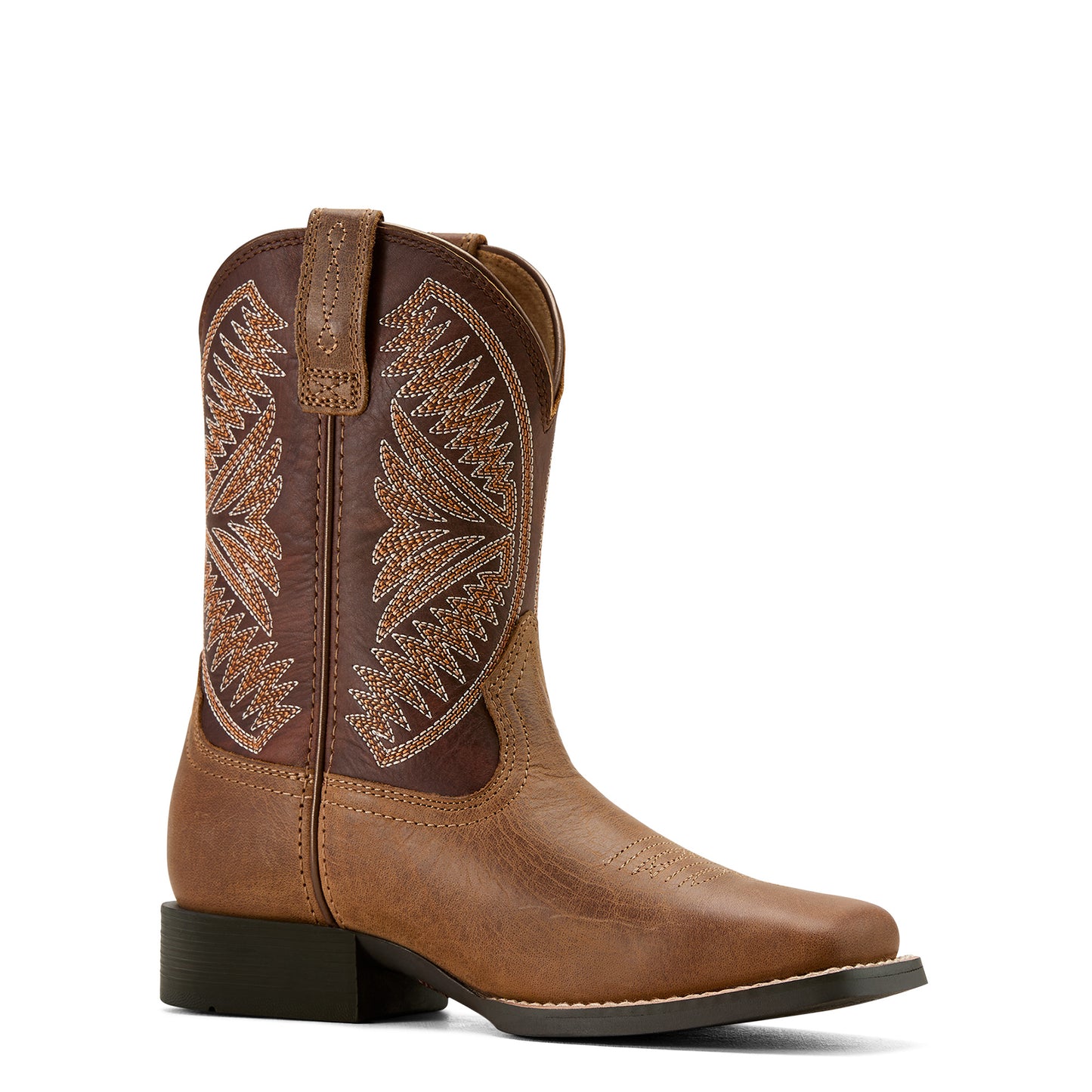 Ariat Youth Kid's Ruidoso Pearl/Chocolate Brown