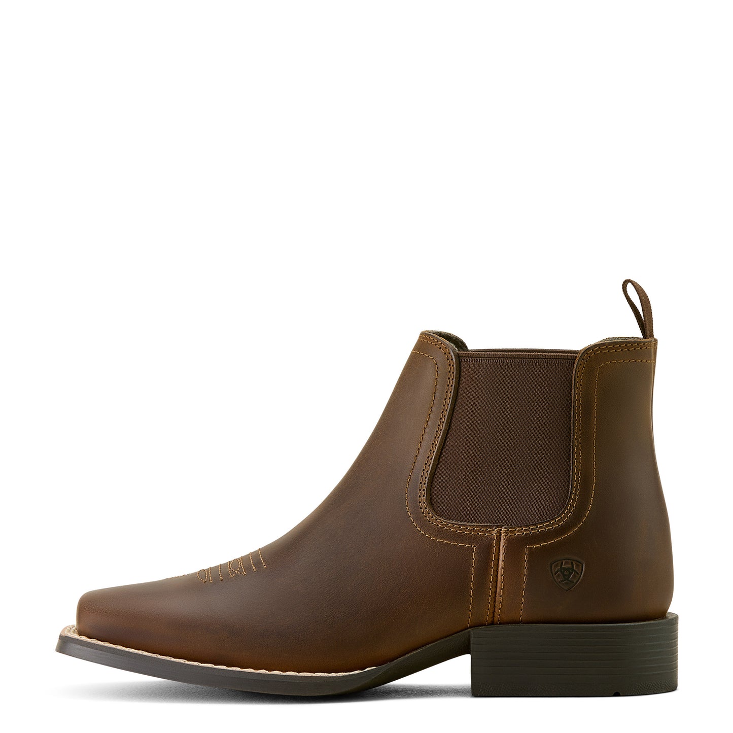Ariat Youth Booker Chelsea Western Boot -Distressed Brown