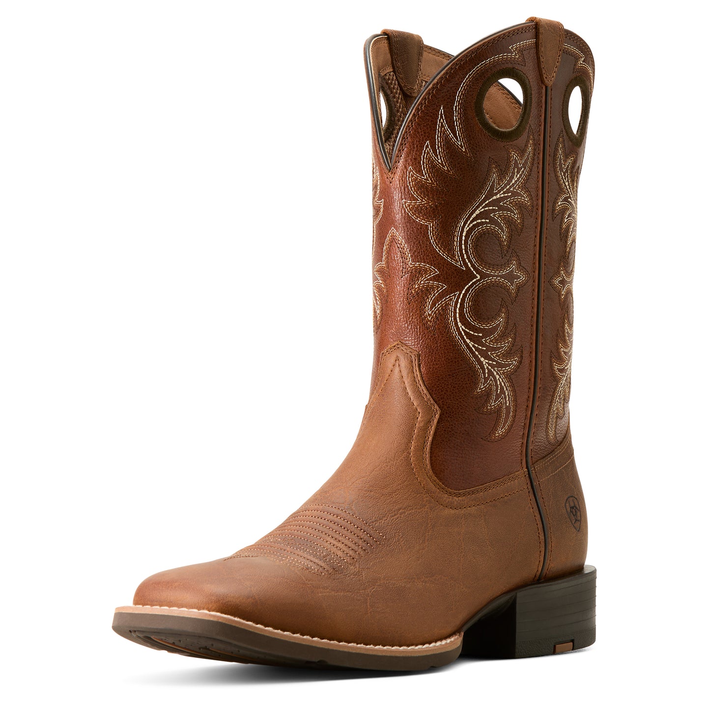 Ariat Mens Sport Rodeo Aged Tan Elephant Print / Luna Tan