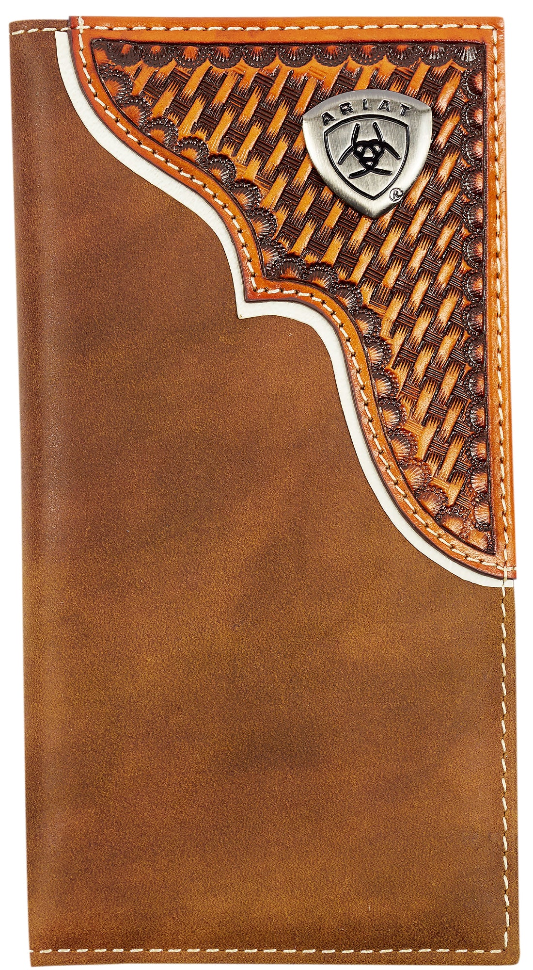 Ariat Rodeo Wallet - Basket Weave Overlay