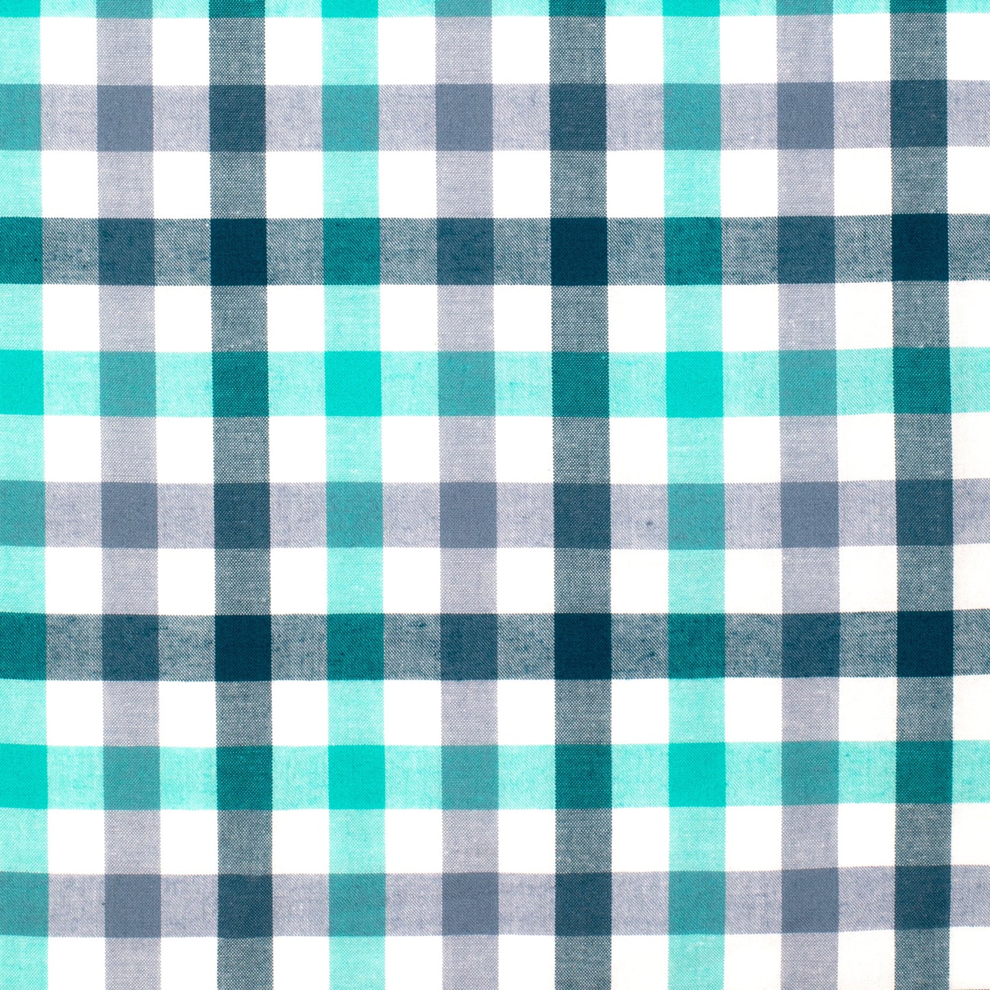Just Country Men's Austin Full Button Workshirt - Turquoise/ Deep Teal Check - MWLS2530