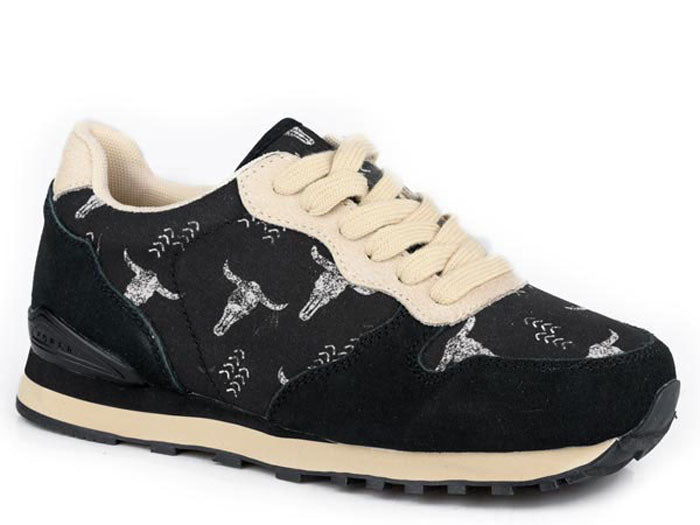 Roper Women's Giddy Up Black Longhorn 09-021-1797-3707