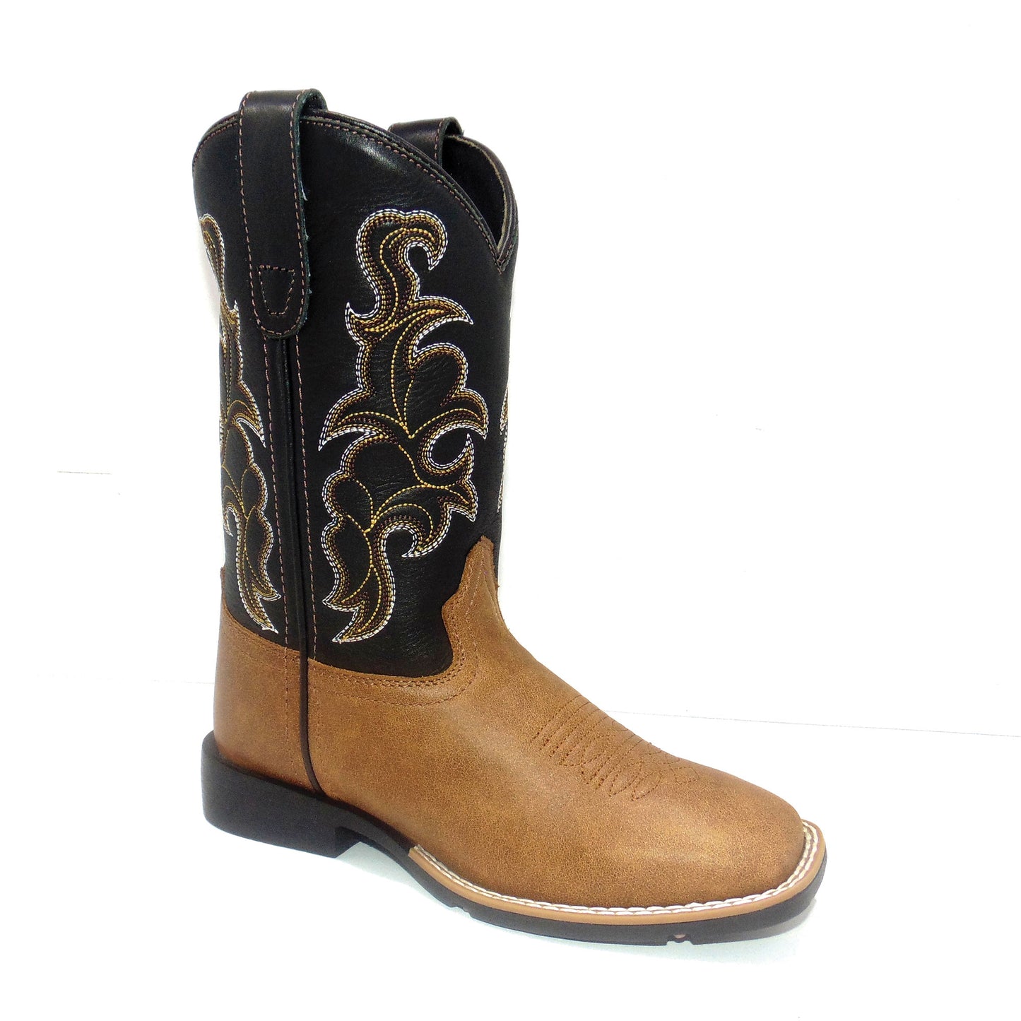 Roper Kid's Gabriel Tan/ Black Leather 09-018-0904-3779